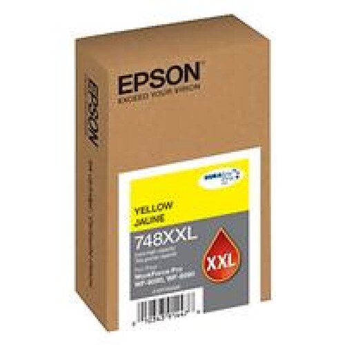 CARTUCHO EPSON MODELO T748XXL AMARILLO  PARA WF 6090  WF 6590  ALTA CAPACIDAD