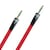 CABLE DE AUDIO 3 5MM EASY LINE BY PERFECT CHOICE NEGRO ROJO