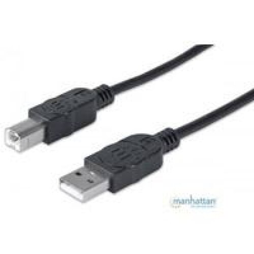 CABLE USB 2 0 MANHATTAN A B DE 1 8 MTS NEGRO