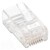 PLUG MODULAR RJ45 INTELLINET UTP CAT5E MULTIFILAR BOTE CON 100 PIEZAS CONTACTO ORO 15 MICRAS