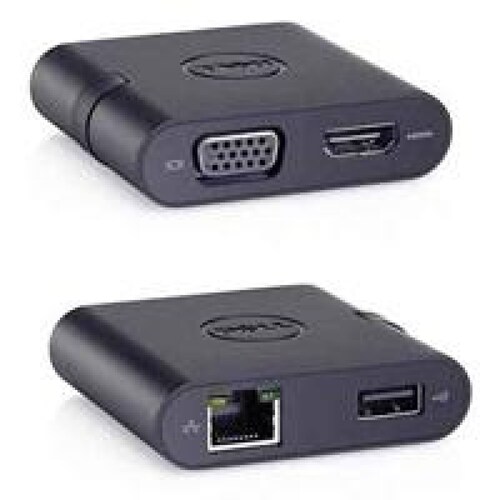 ADAPTADOR DELL DA200   USB TIPO C A HDMI VGA ETHERNET USB 3 0