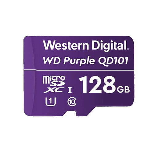 MEMORIA WD 128GB MICRO SDXC PURPLE SC QD101 24 7 C10