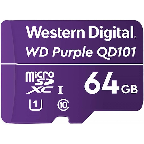 MEMORIA WD 64GB MICRO SDXC PURPLE SC QD101 24 7 C10