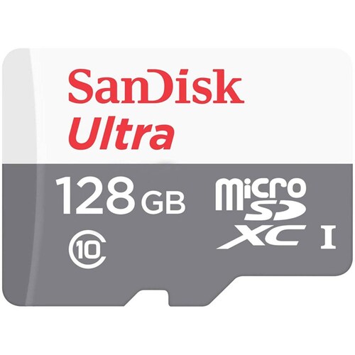 MEMORIA SANDISK 128GB MICRO SDXC ULTRA 100MB S CLASE 10 C ADAPTADOR
