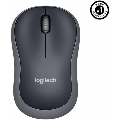 Mouse Logitech M185 Dark Grey Optico Inalambrico