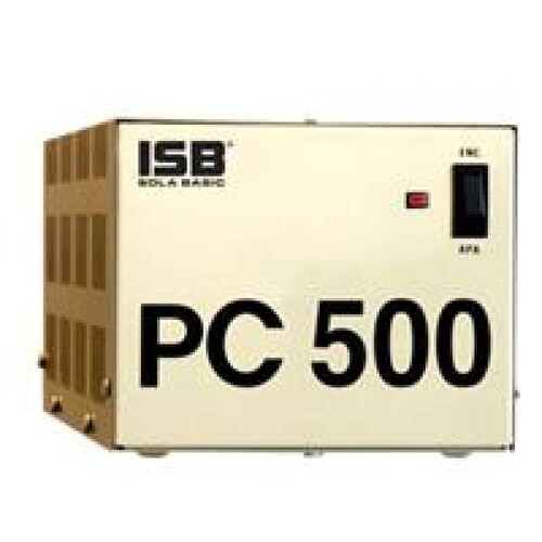 REGULADOR SOLA BASIC ISB PC 500 FERRORESONANTE 500VA   400W 4 CONTACTOS COLOR BEIGE