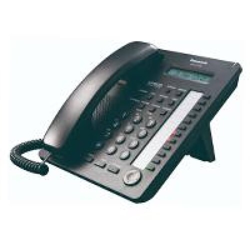 TELEFONO PANASONIC KX AT7730 HIBRIDO CON PANTALLA DE 1 LINEA  12 TECLAS DSS Y ALTAVOZ (NEGRO)