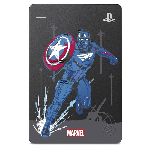DD EXT  SEAGATE GAME DRIVE PS4 2TB 2 5 USB 3 0 AVENGERS CAP