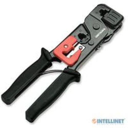 PINZA CRIMPEADORA INTELLINET PARA PLUGS RJ11 RJ12 RJ45
