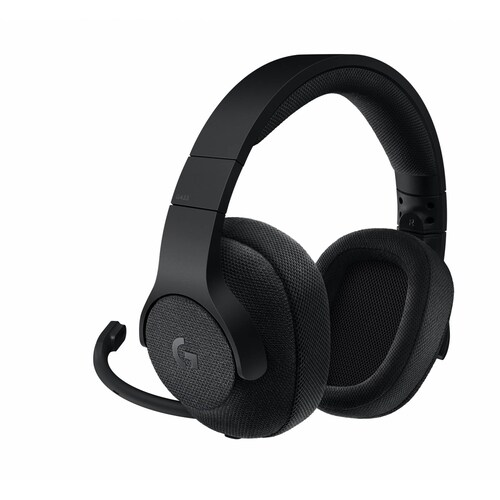 AUDIFONOS CON MICROFONO TIPO DIADEMA LOGITECH G433 COLOR NEGRO ALAMBRICOS PARA JUEGOS USB SONIDO ENVOLVENTE 7 1