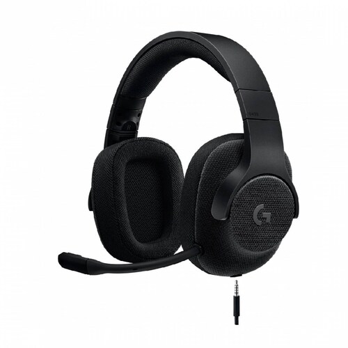 AUDIFONOS CON MICROFONO TIPO DIADEMA LOGITECH G433 COLOR NEGRO ALAMBRICOS PARA JUEGOS USB SONIDO ENVOLVENTE 7 1