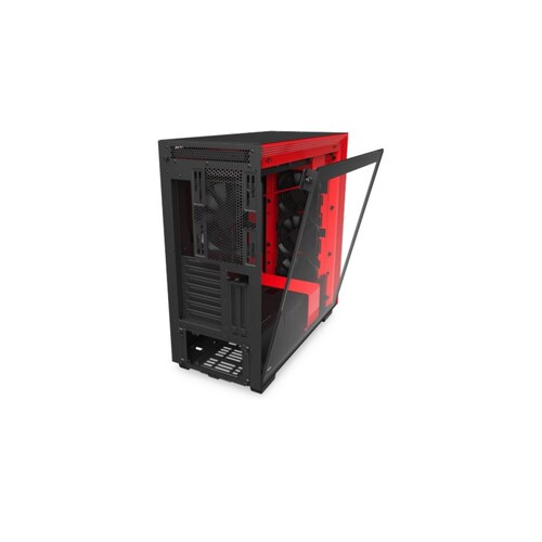 GABINETE NZXT H710I NEGRO ROJO CRISTAL TEMPLADO RGB GAMER