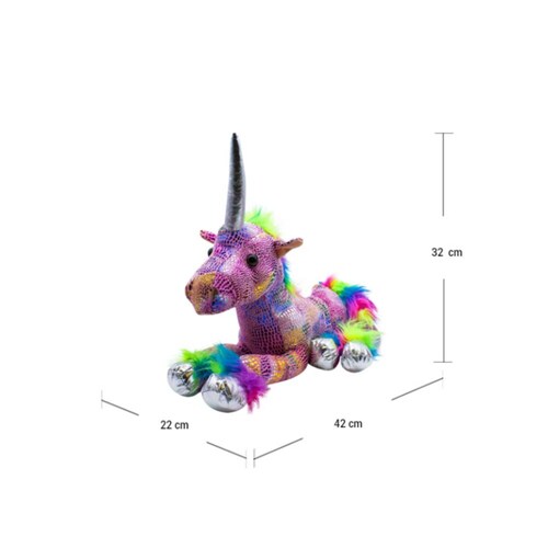Unicornio de Peluche de Color Rosa
