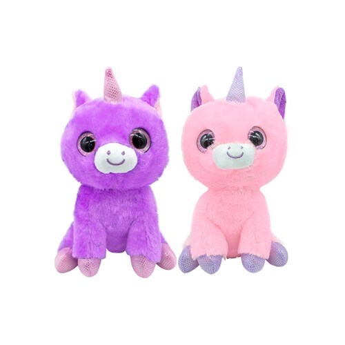 Peluche Unicornios Baby Paquete 2 Pz Tela Ultra Suave Hipoalergénica