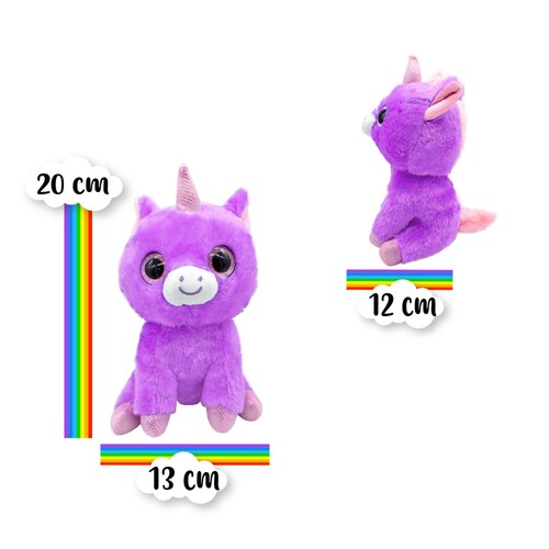 Peluche Unicornios Baby Paquete 2 Pz Tela Ultra Suave Hipoalergénica