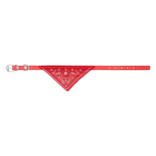 Correa Collar Para Perro / Gato Raza Grande Pañuelo Paliacate Color  3 Pzas