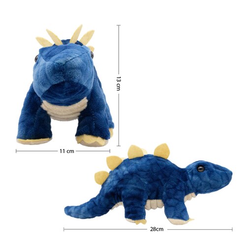 Dinosaurios De Peluche Mini Dinosaurios Realistas T-Rex, Cuello Largo, Estegosaurio, Triceratops Regalo Para Niño o Niña 2 Años en adelante 4 Piezas