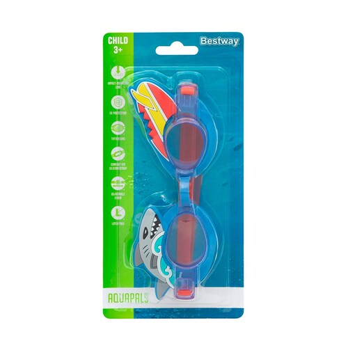 Goggles Infantiles Para Natación 3 A 8 Años Mayoreo 3 Pzas.