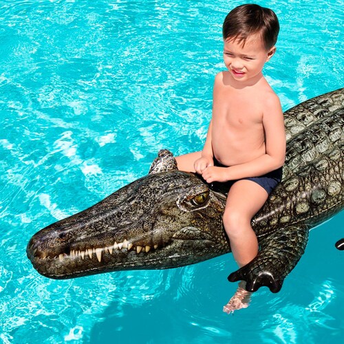 Cocodrilo Inflable Montable Infantil Salvavidas Realista.