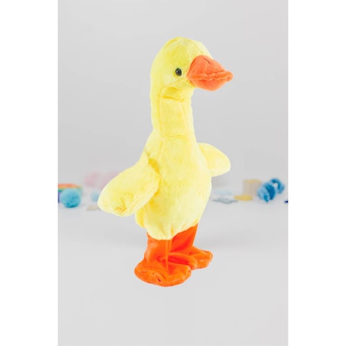 Pato Peluche De Juguete Musical Imita Sonidos Grabador