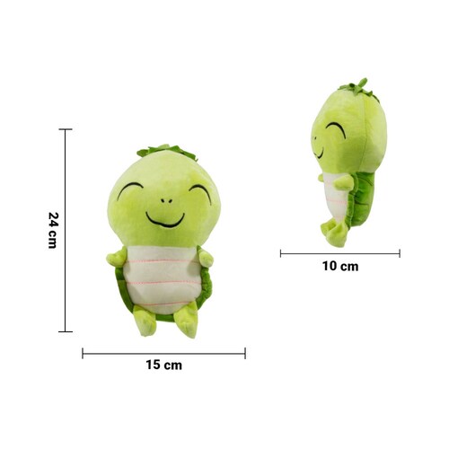Tortuga De Peluche Kawaii Suave Y Esponjosa Tortuguita 24 Cm