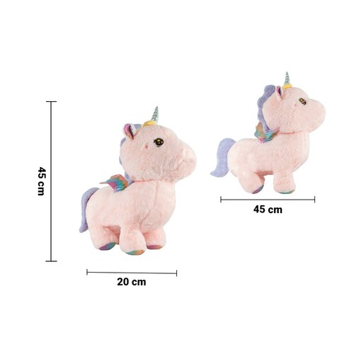 Unicornio Pony De Peluche Grande Suave Juguete Infantil 45cm