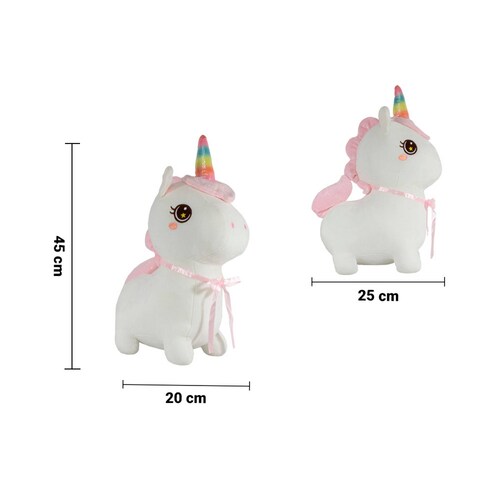Unicornio De Peluche Hipoalergenico Suave Unicornio 45 Cm