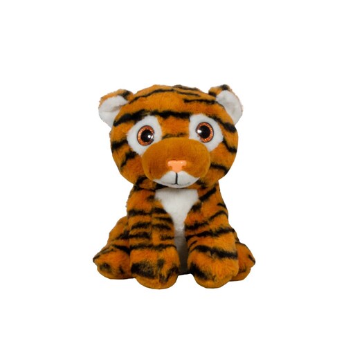 Animales Felinos Peluche Leon Tigre Leopardo Muñecos 25 Cm