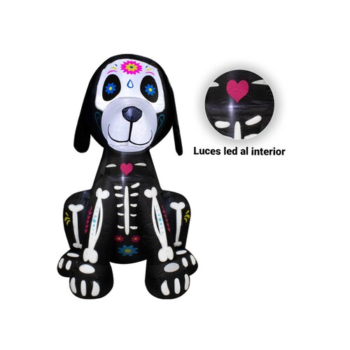 Inflable De Halloween Fantasma Perro Decorativo Exterior