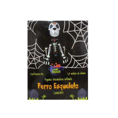 Inflable De Halloween Fantasma Perro Decorativo Exterior