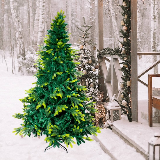 Arbol Pino De Navidad Verde 240 Cm Árbol Artificial Frondoso