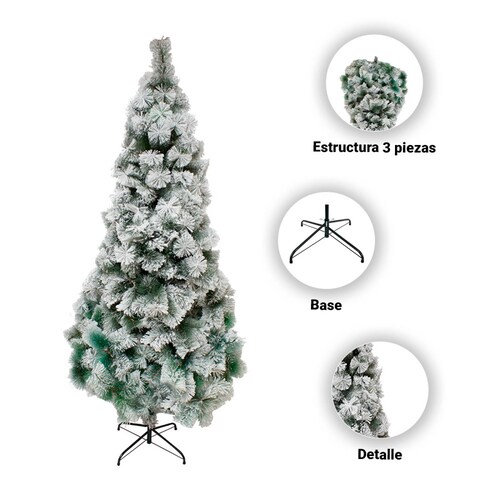 Arbol Pino De Navidad Gigante 270 Cm Nevado Árbol Artificial