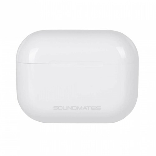 Audífonos Inalámbrico  5hrs de Música con Funda de Silicón SoundMates V2 Rosa