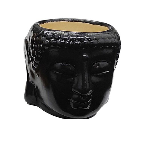 Maceta Cabeza de Buda Negro