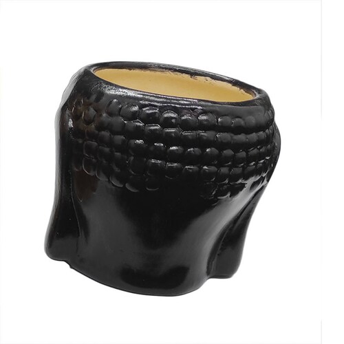 Maceta Cabeza de Buda Negro