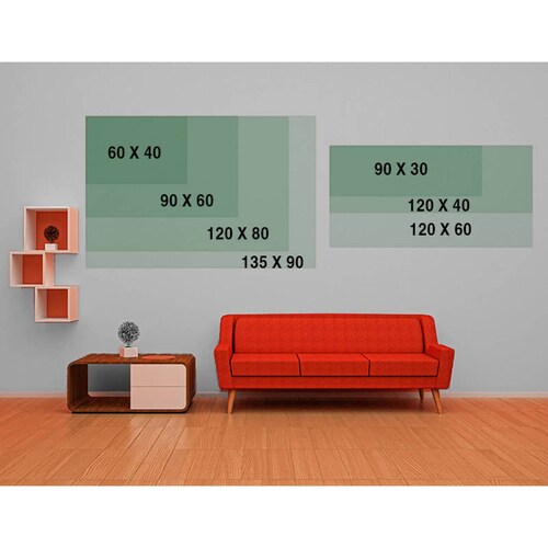 Cuadro Decorativo Canvas Paisaje León Místico de colores de 120 X 80 cm.