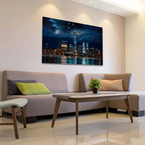 Cuadro Decorativo Canvas Paisaje de la Ciudad de New York 2 de 120 X 80 cm.