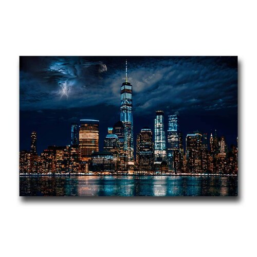 Cuadro Decorativo Canvas Paisaje de la Ciudad de New York 2 de 120 X 80 cm.