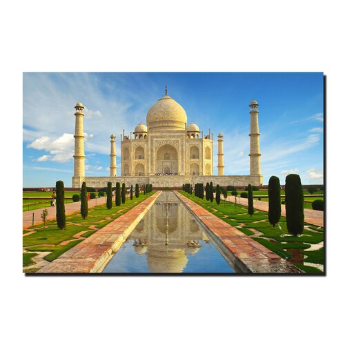Cuadro Decorativo Canvas Paisaje del Taj Mahal de 135 X 90 cm