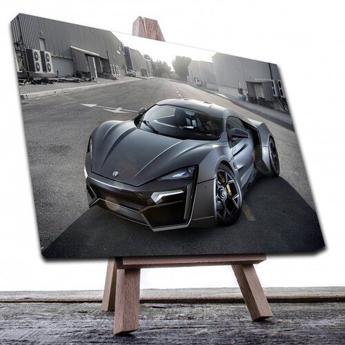 Cuadro Decorativo Canvas de Autos Deportivos de  120 X 80 cm.