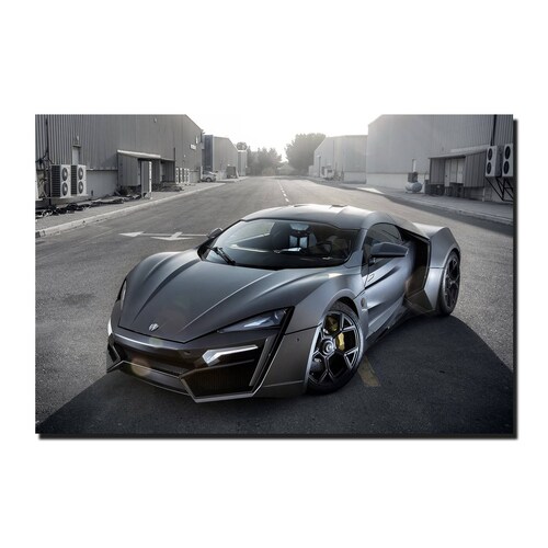 Cuadro Decorativo Canvas de Autos Deportivos de  120 X 80 cm.