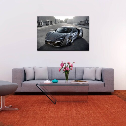 Cuadro Decorativo Canvas de Autos Deportivos de  120 X 80 cm.