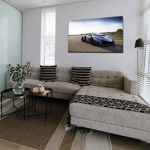 Cuadro Decorativo Canvas de Autos Deportivos #2 de 135 X 90 cm
