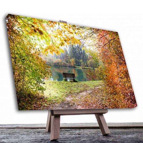 Cuadro Decorativo Otoño en el Lago 120 X 60 cm