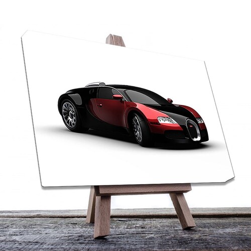 Cuadro Decorativo Canvas Auto Bugatti 120 X 60 cm.