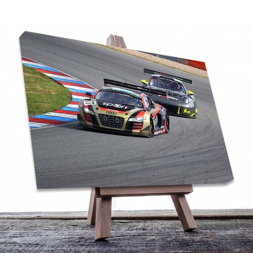 Cuadro Decorativo Canvas Auto Audi Racing 120 X 60 cm.