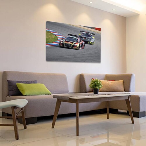 Cuadro Decorativo Canvas Auto Audi Racing 120 X 60 cm.