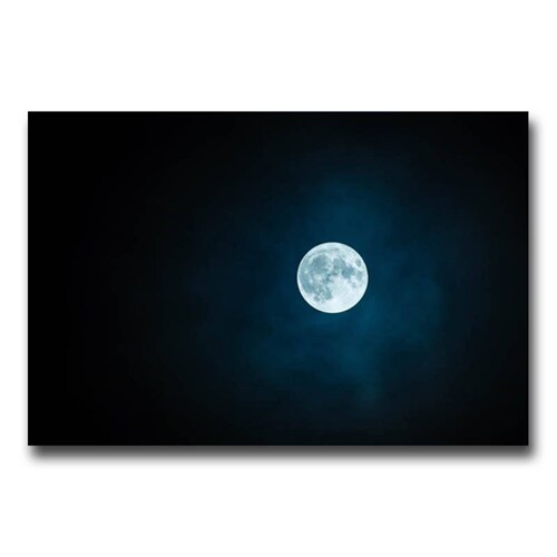 Cuadro Decorativo Canvas Luna Llena 120 X 60 cm