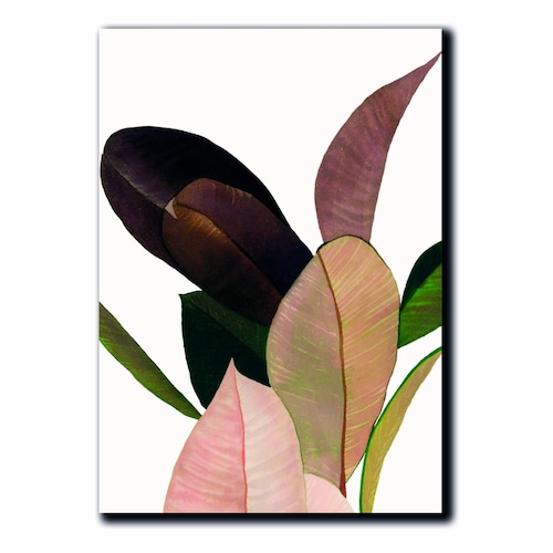 Cuadros Decorativos Set de 3 pzs Canvas de hojas moderno #3 60 X 90 cm