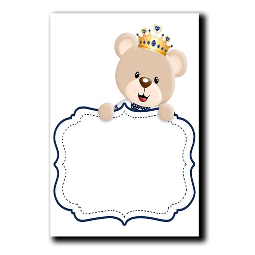 Cuadros Decorativos Set de 3 Piezas Para niños de ositos 30 X 45 cm